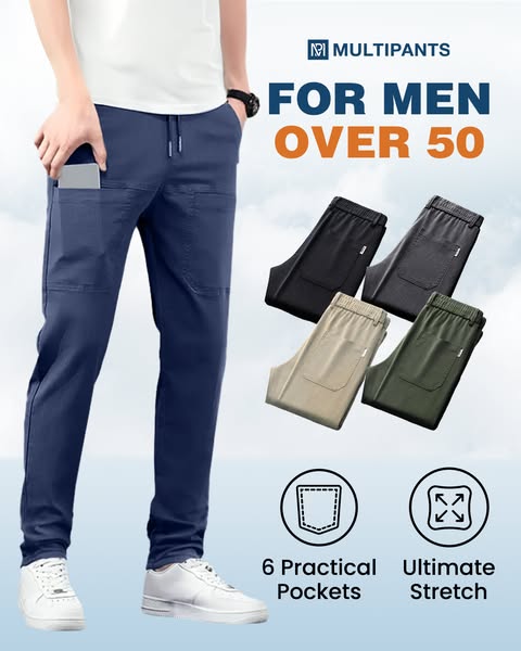 🏆👖LAST DAY SALE 50% OFF⚡50K+ SOLD💕✨MultiPants High Stretch Cargo Pants｜Durable Multi-Pocket Utility Trousers For Work, Hiking & Daily Casual Wear UK Stock