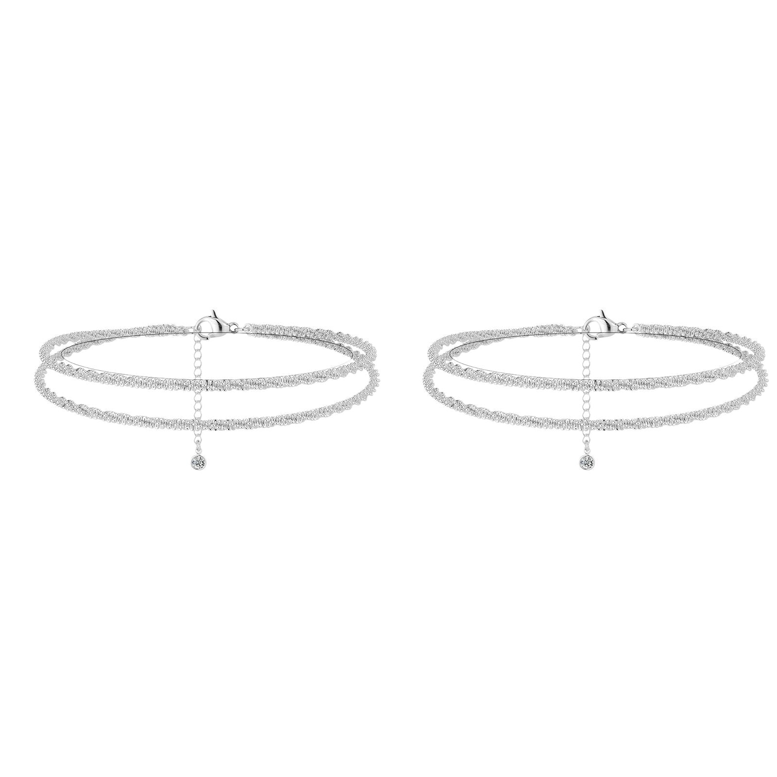 💜LAST DAY - BUY 1 GET 1 FREE💜Dainty Layered waterproof anklet