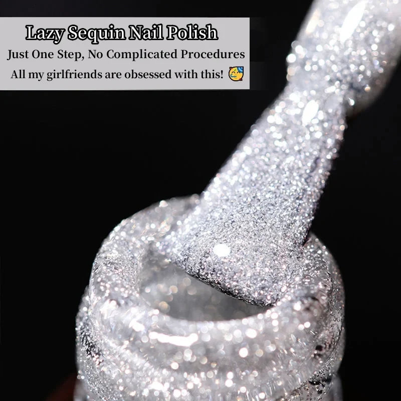 💜Last Day-Buy 1 Get 1 Free!💜High Density Glitter Nail Gel Polish💅✨