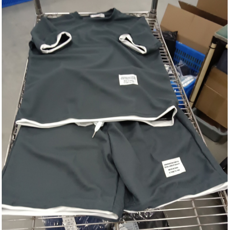 🎉 LIMITED TIME 66% OFF! 👕 Men's Waffle Knit T-Shirt & Shorts Set – Cooling Sensation Fabric & Relaxed Fit Design 💙